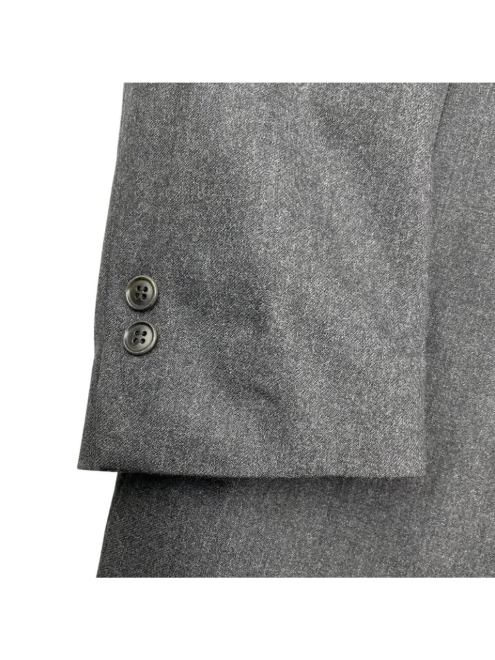 VTG United Colors Of Benetton Men's Flannel Blazer Gray • Italy • 42R US--52 EU